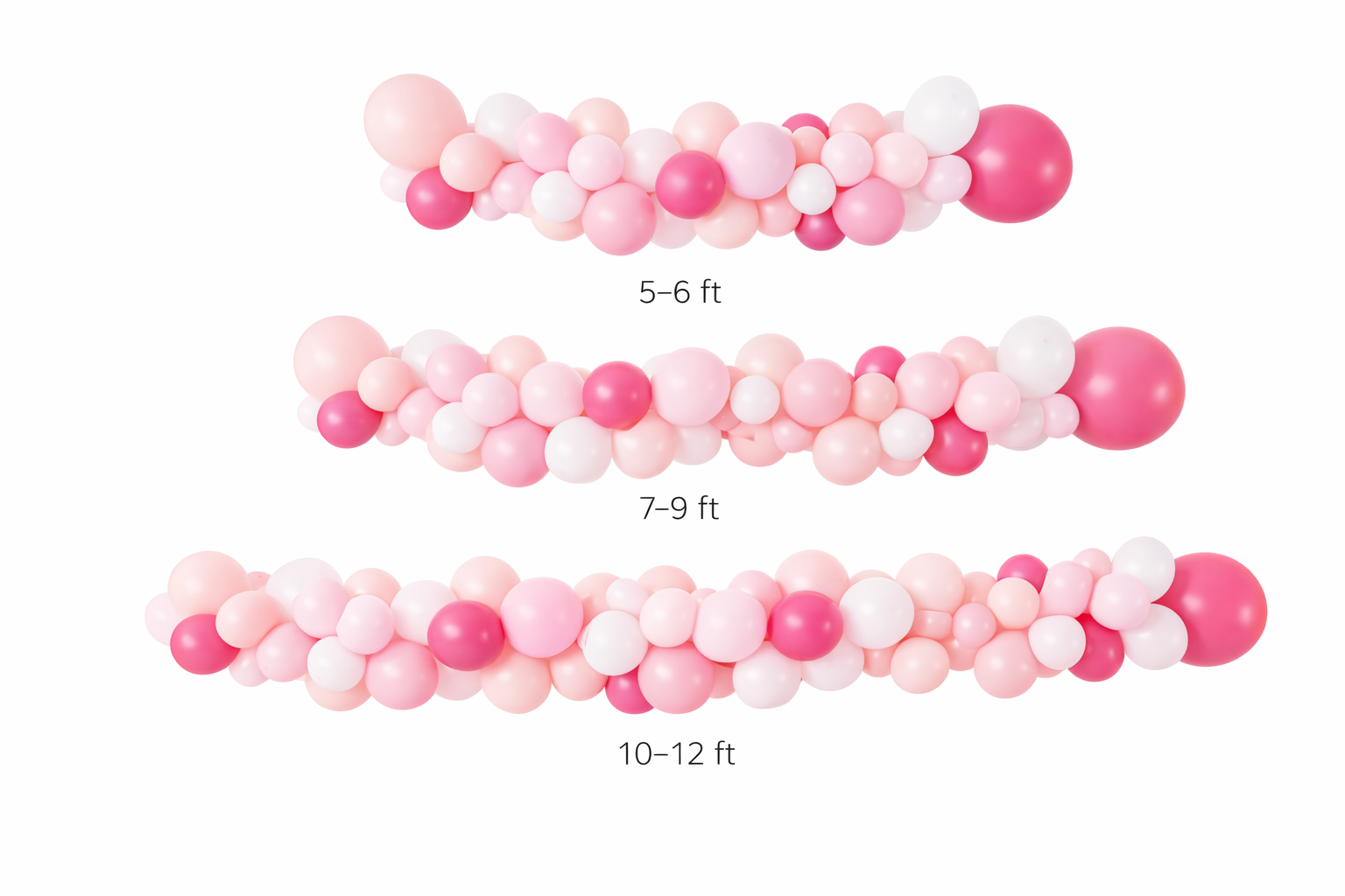 Pink Balloon Garland (Delivery Only)